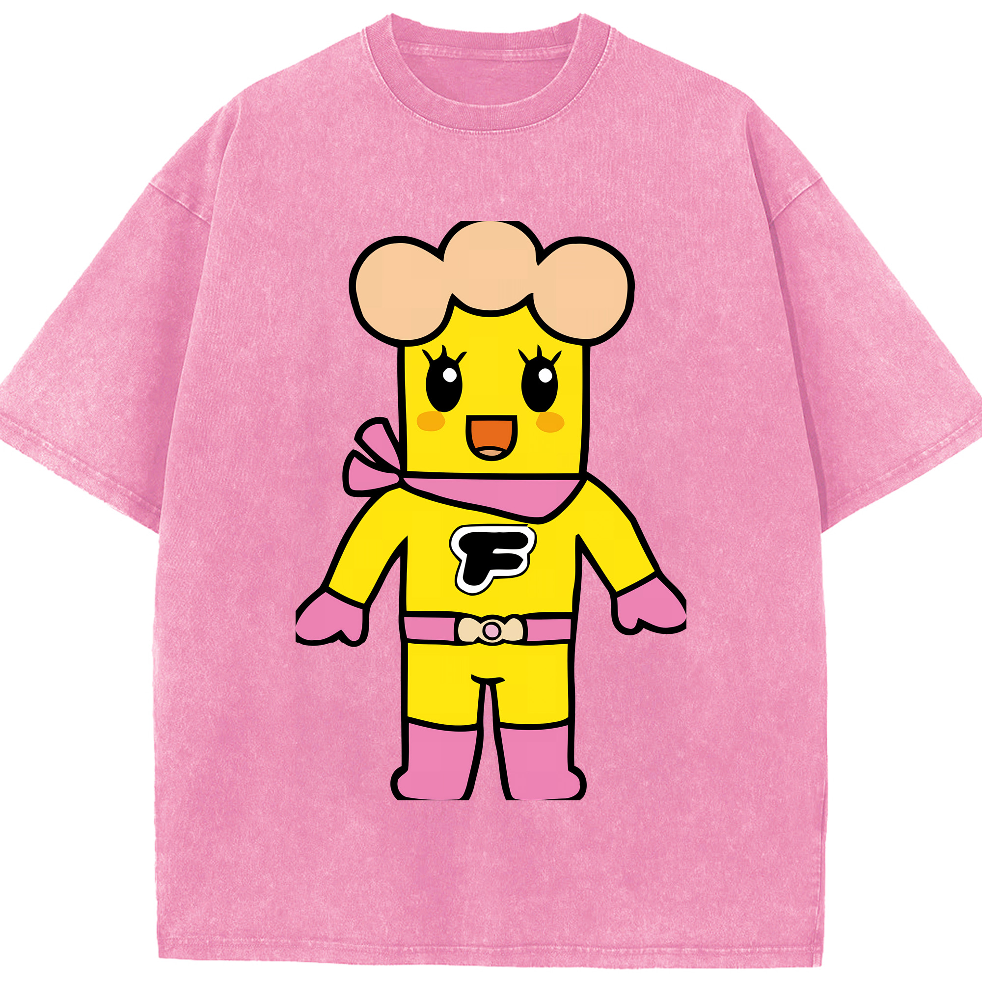 （画像用） アンパンマン Anpanman 綿100% ヴィンテージ風 半袖Tシャツ（フロントプリント）